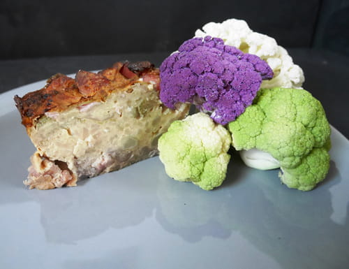 Flan aux trois choux-fleurs à l'italienne