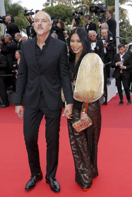 Anggun et son mari, le photographe Christian Kretschmar, &agrave; l'avant-premi&egrave;re de "Top Gun&nbsp;: Maverick"