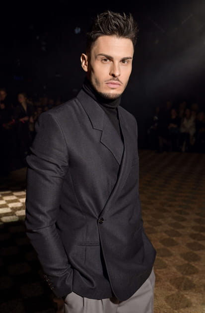 Baptiste Giabiconi au d&eacute;fil&eacute; Viktor & Rolf