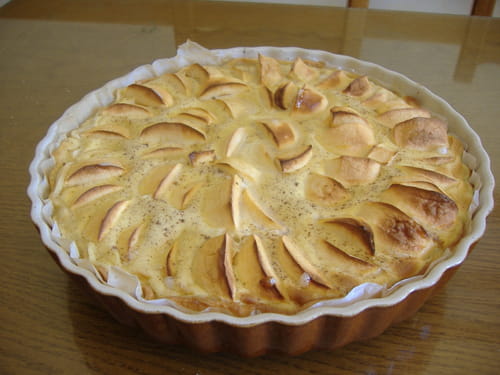 Tarte aux pommes fondantes