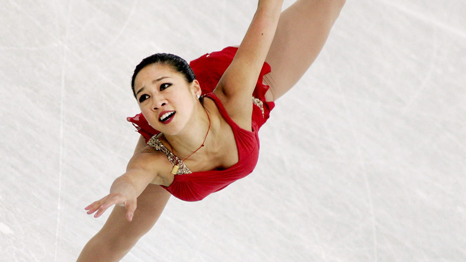Michelle Kwan à Moscou en 2005