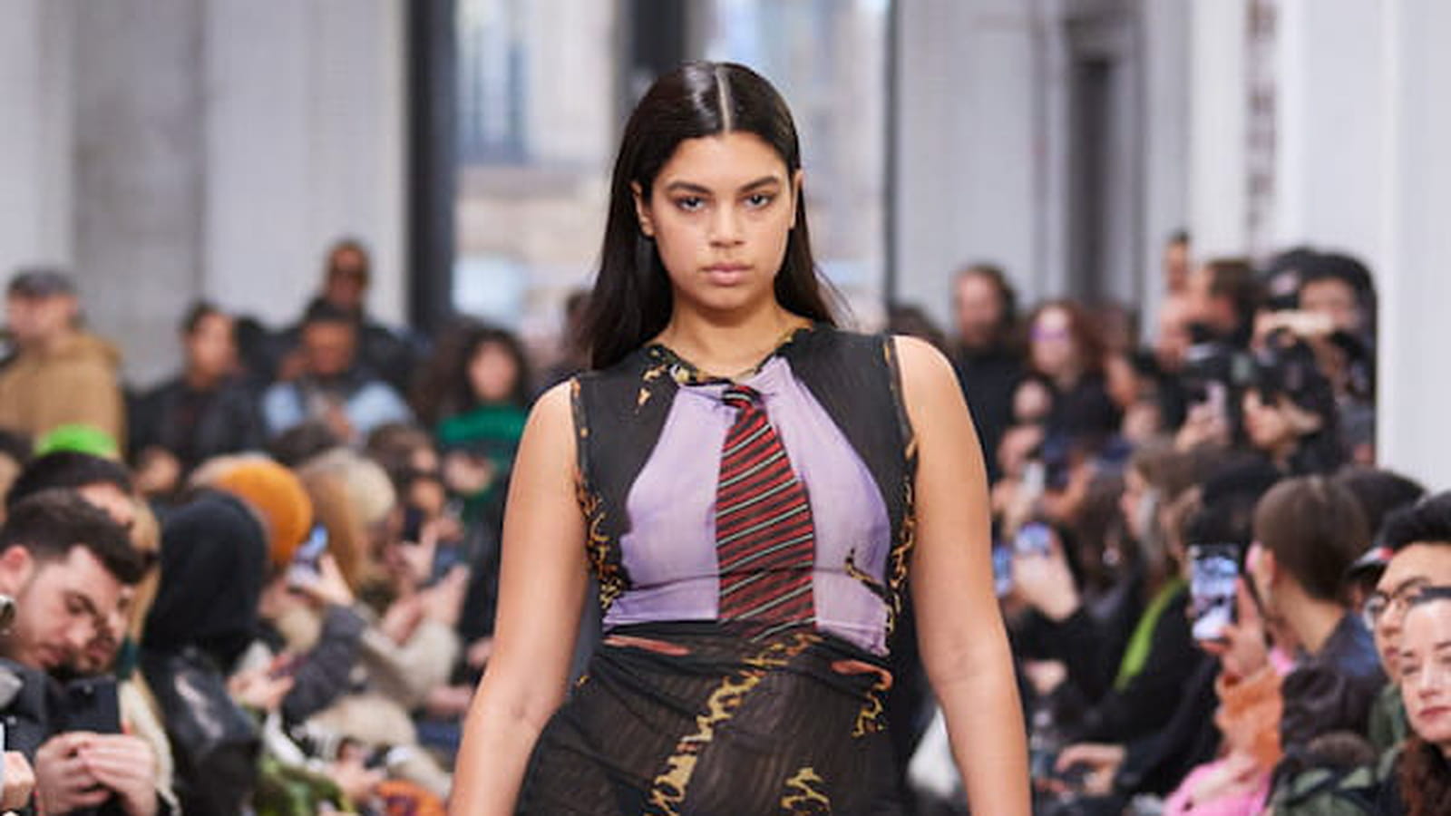 Défilé Ottolinger automne-hiver 2024-2025 à Paris.