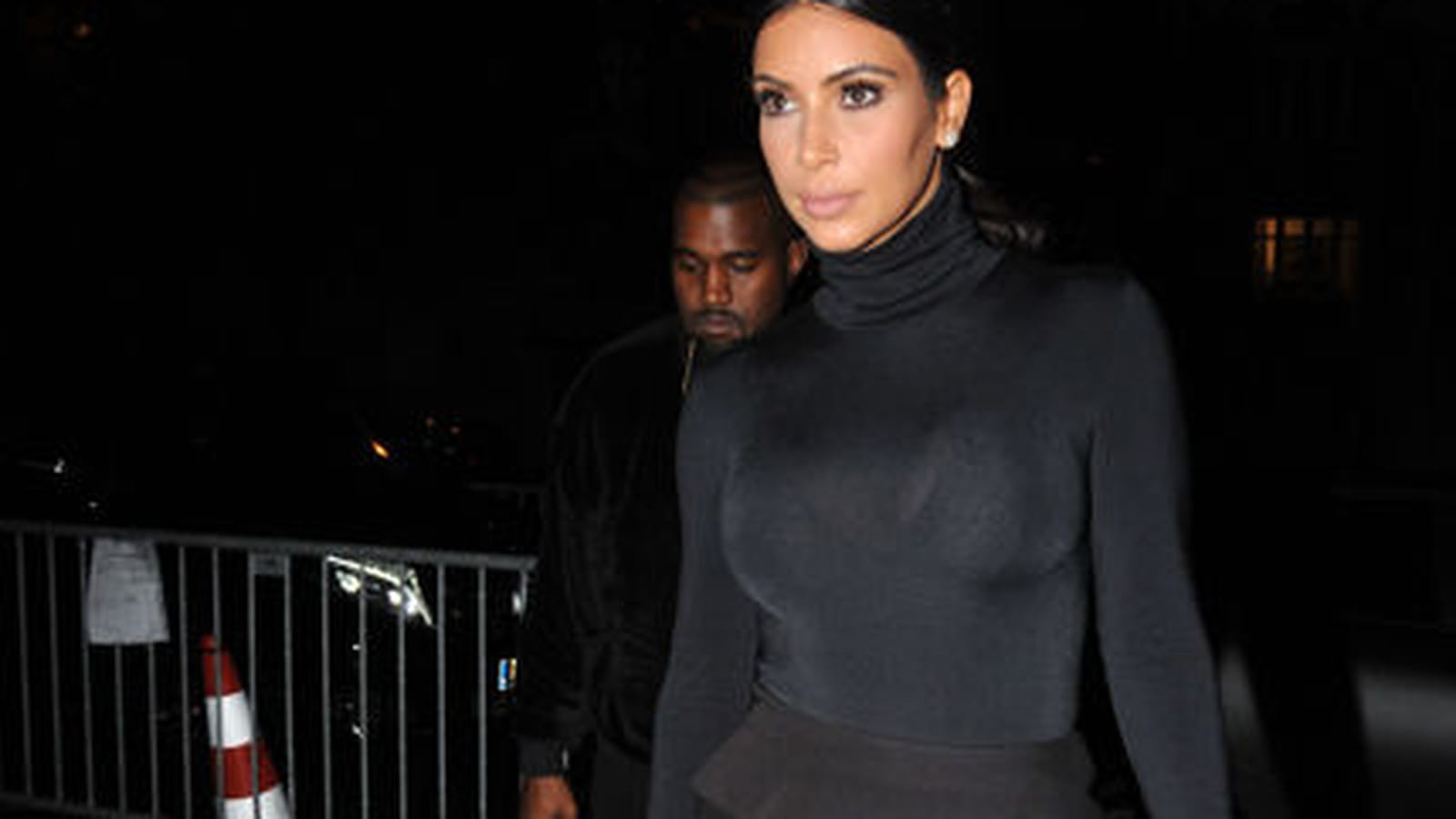 Kim Kardashian au défilé Balenciaga