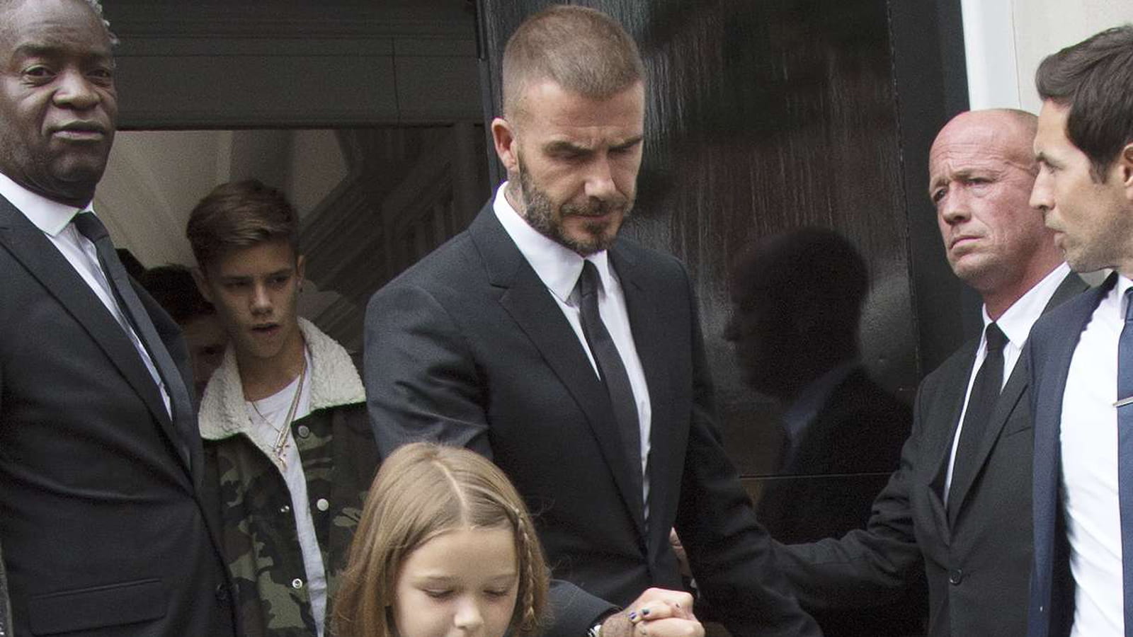 David Beckham et Harper Beckham