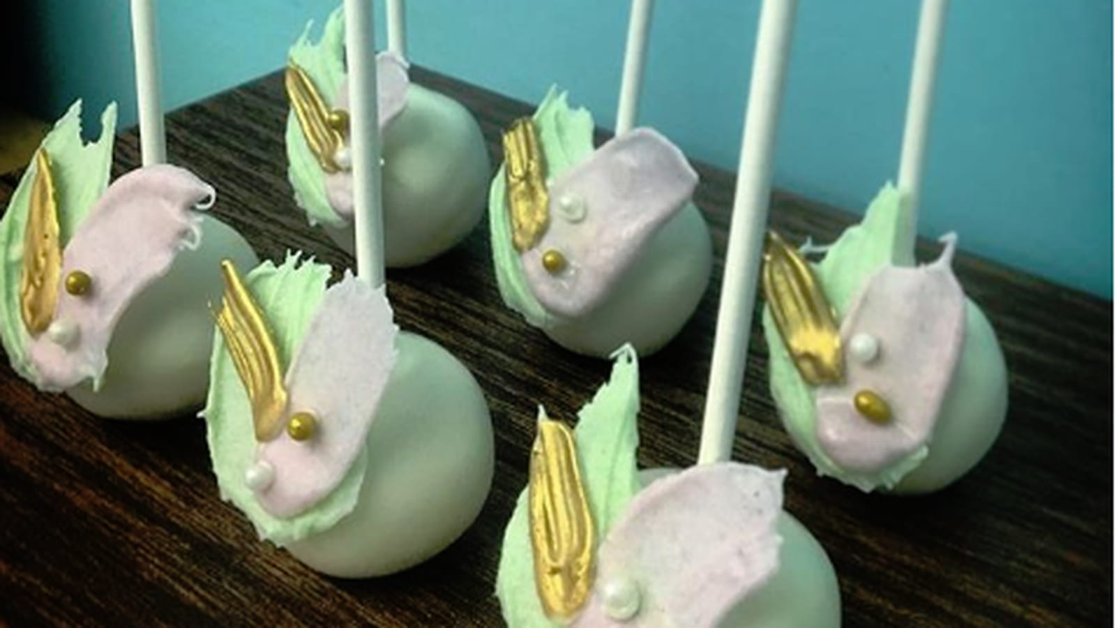 Le brushstroke popcakes