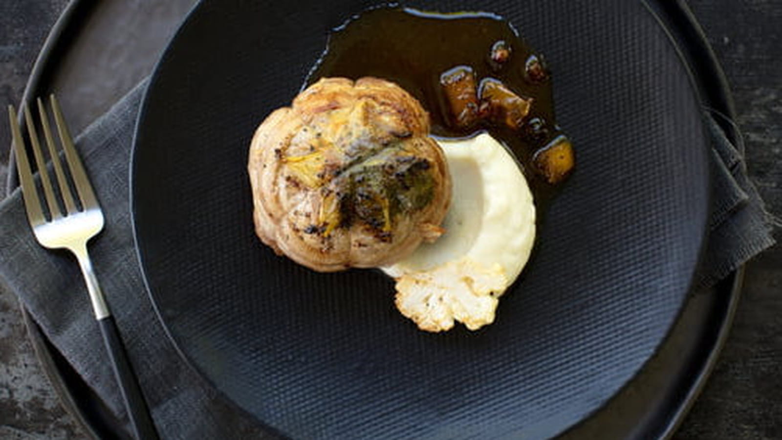 Paupiettes de veau au beurre truffé
