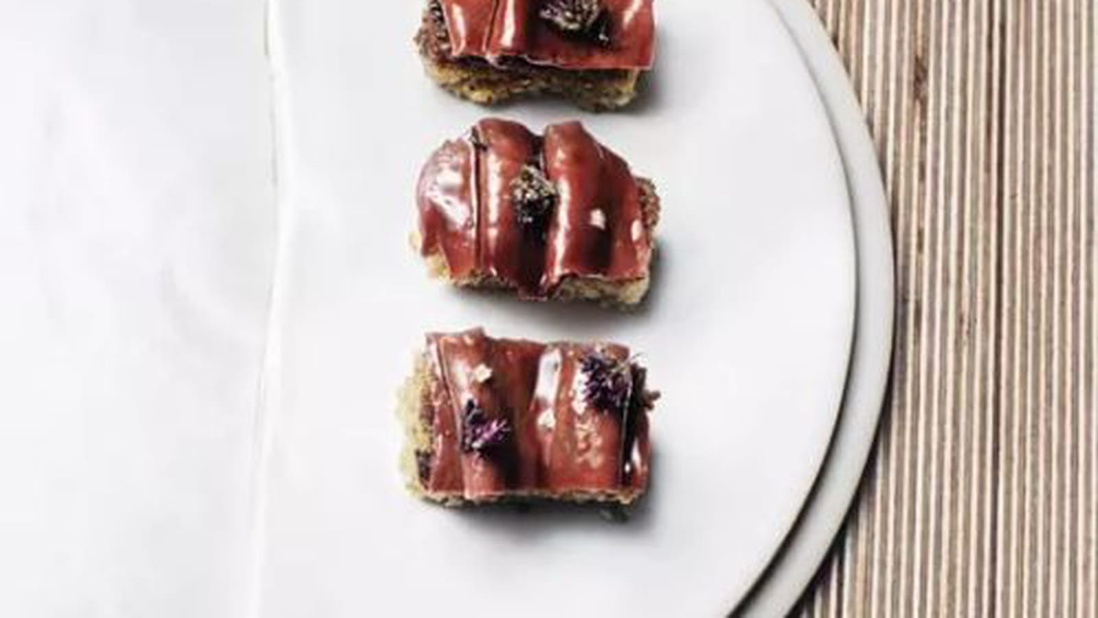 Sushi de freekeh et cœur de veau laqué par Guillaume Sanchez