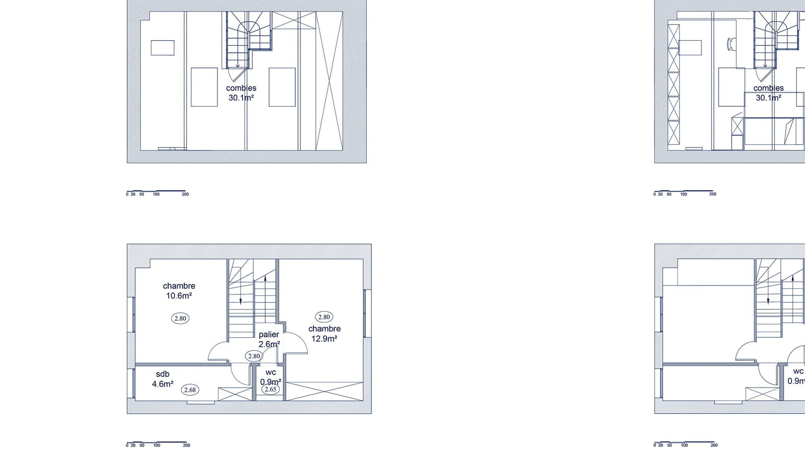 Plans étage & combles