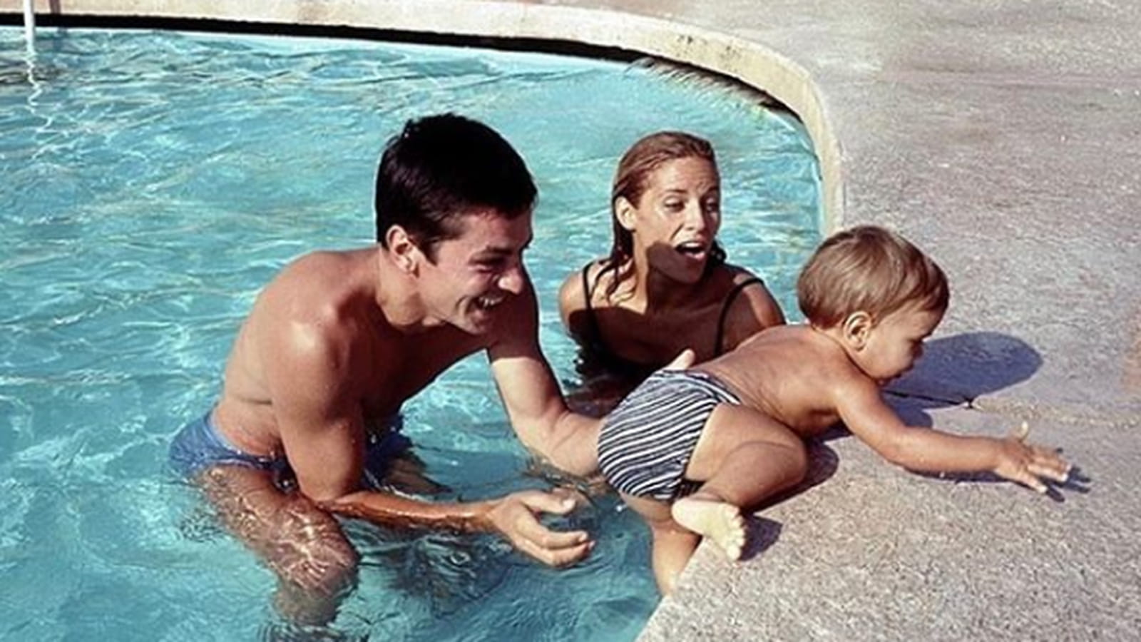 Alain Delon, Nathalie Delon et Anthony Delon