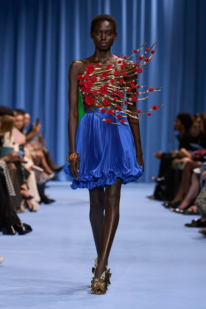 Look 14&nbsp;du d&eacute;fil&eacute; Balmain printemps-&eacute;t&eacute; 2024