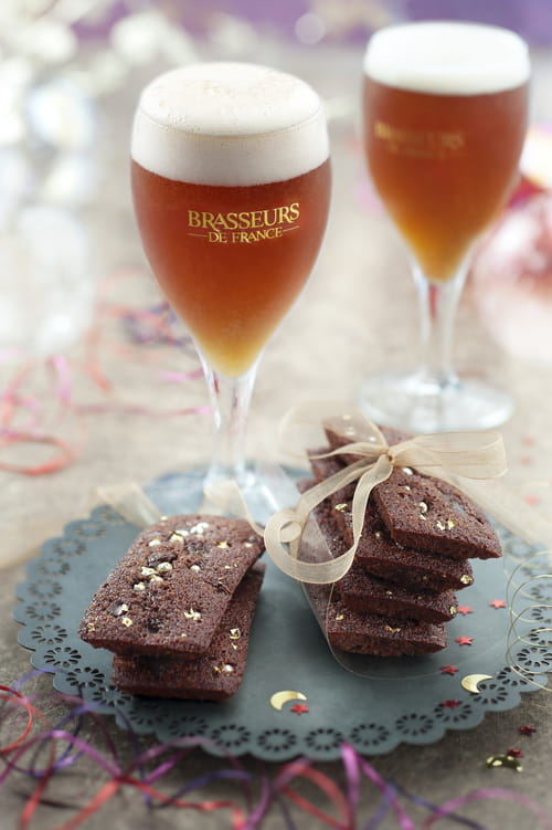 Financiers au chocolat et aux marrons