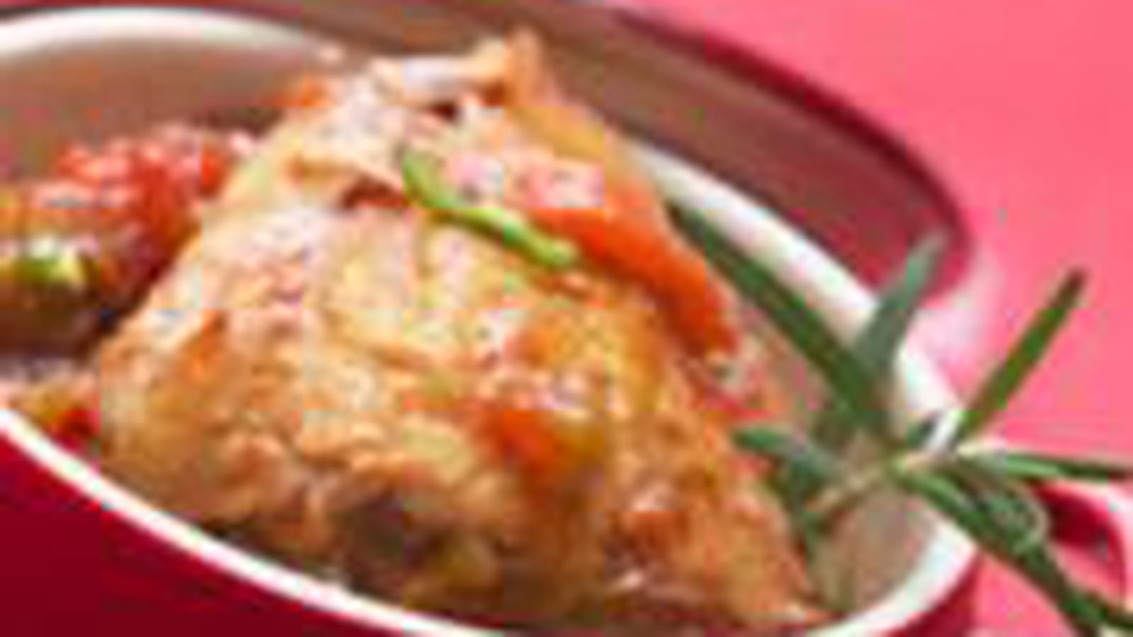 Cocotte de poulet basquaise
