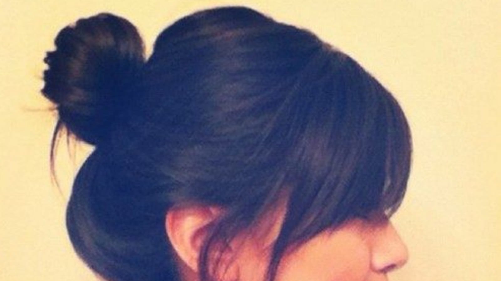 Le chignon flou