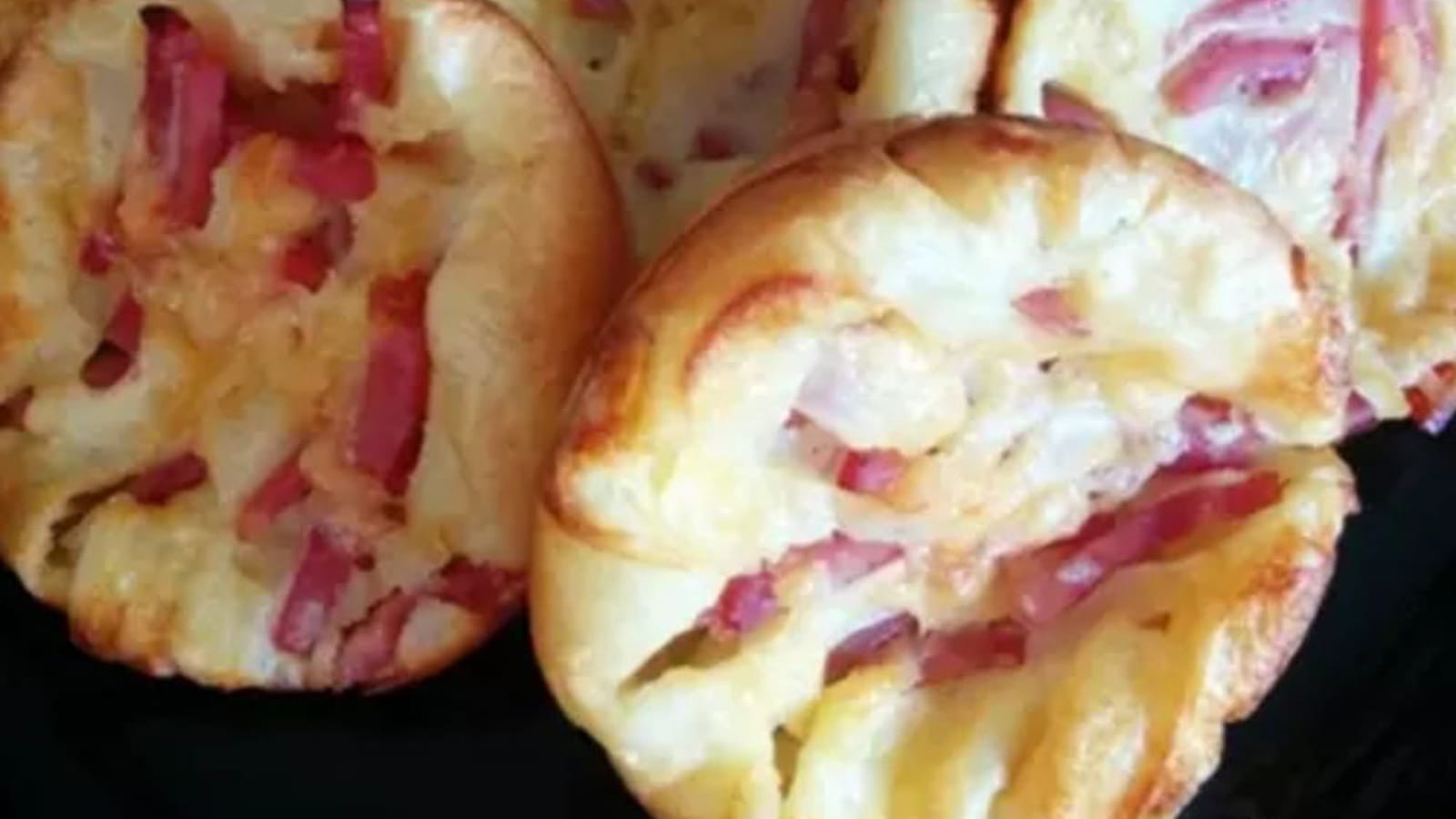 Crêpes soufflées au jambon