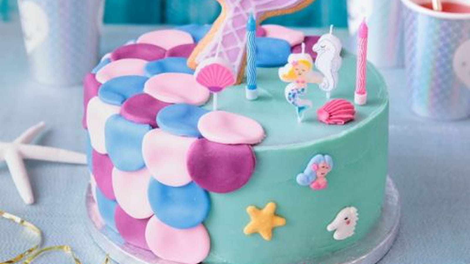 Gâteau Sirène