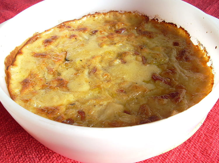 Recette de Gratin d'endives aux lardons et au citron