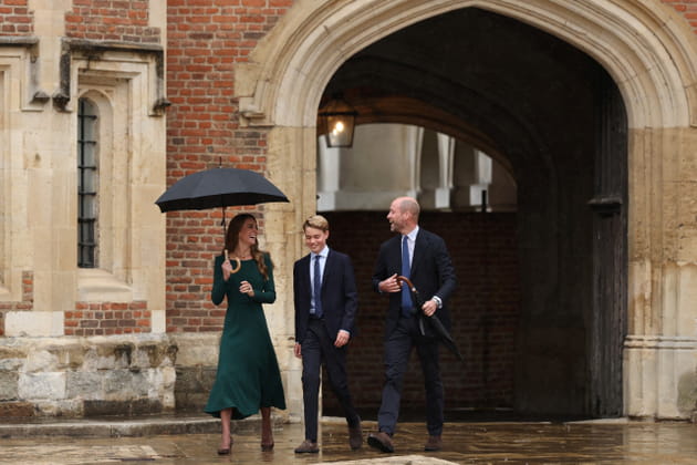 Le prince William et Kate Middleton accompagnent George pour son premier jour à Eton