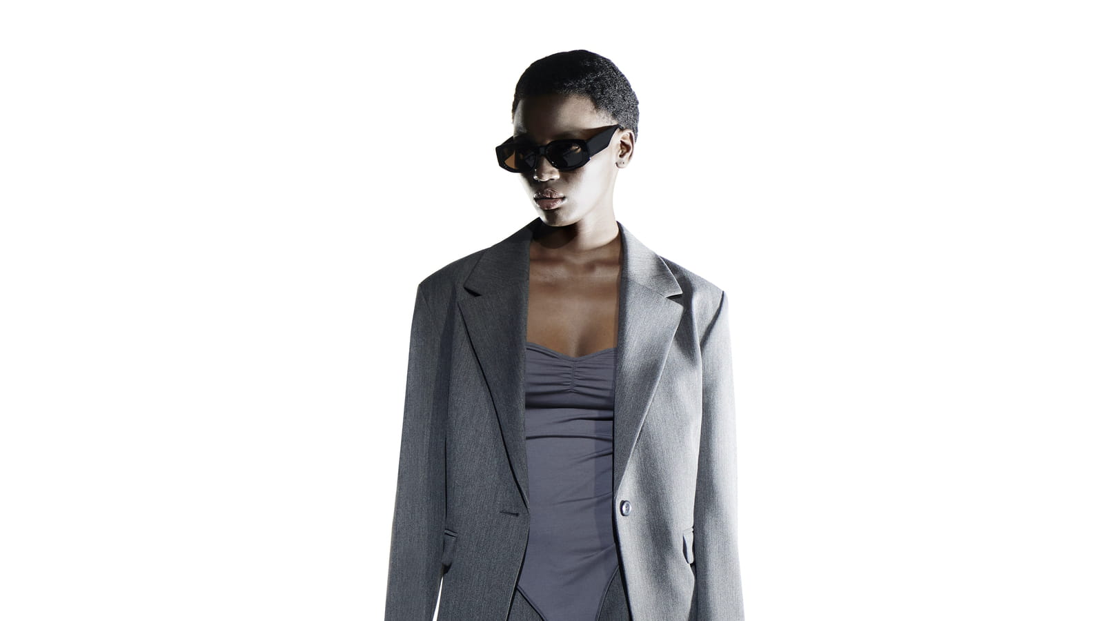 Le blazer anthracite