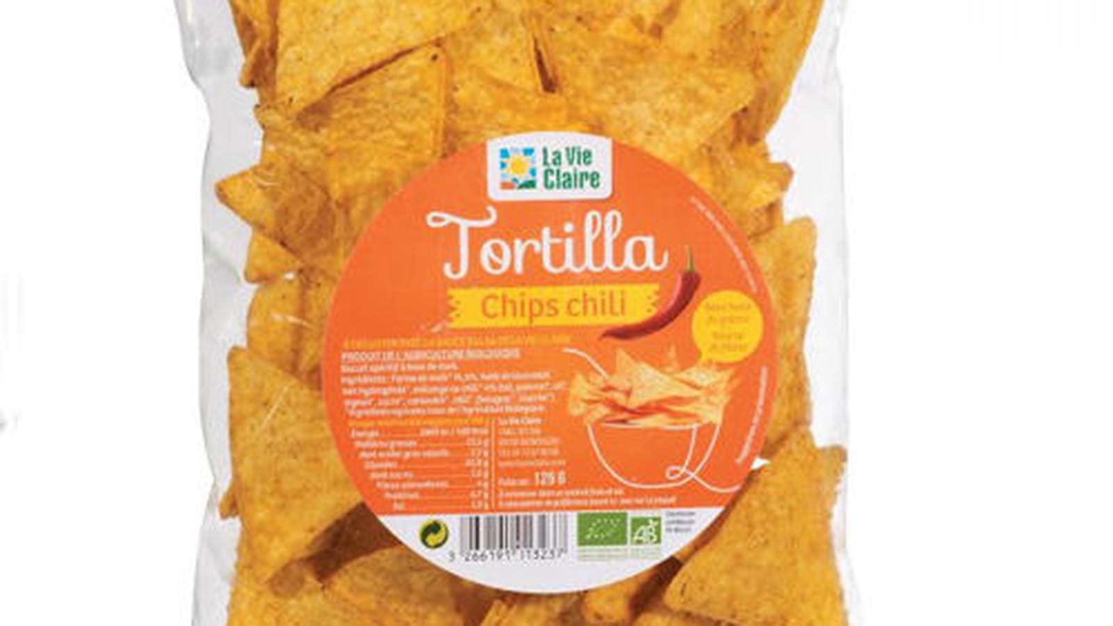 Tortilla chips chili bio de La Vie Claire