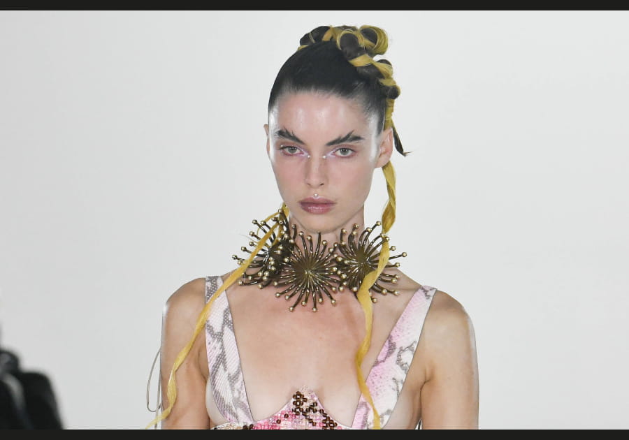 Les sourcils exag&eacute;r&eacute;s de Poster Girl