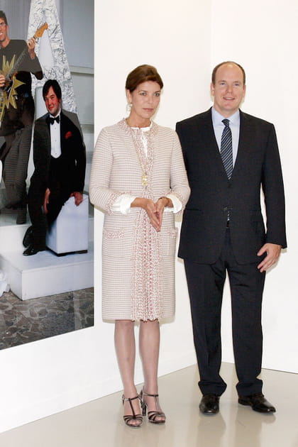 Caroline de Monaco en tweed