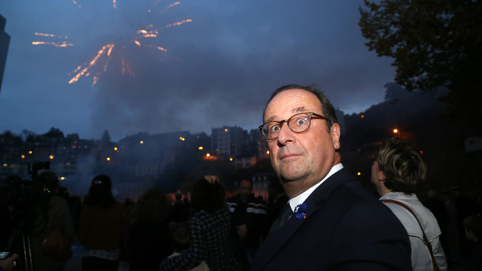 François Hollande en prend plein les yeux