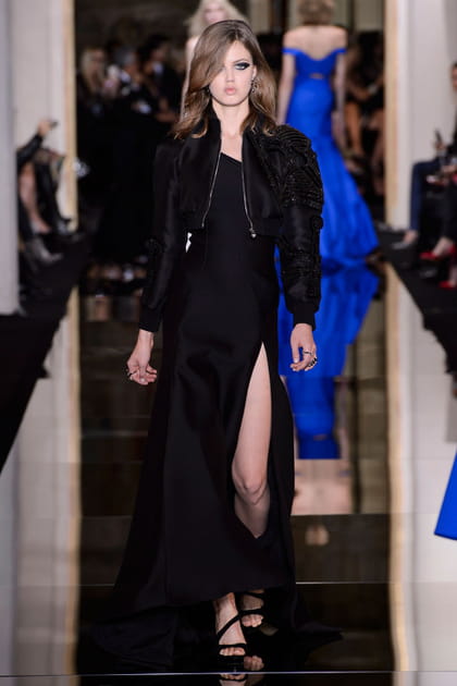 Lindsey Wixson, sur le podium du défilé Atelier Versace