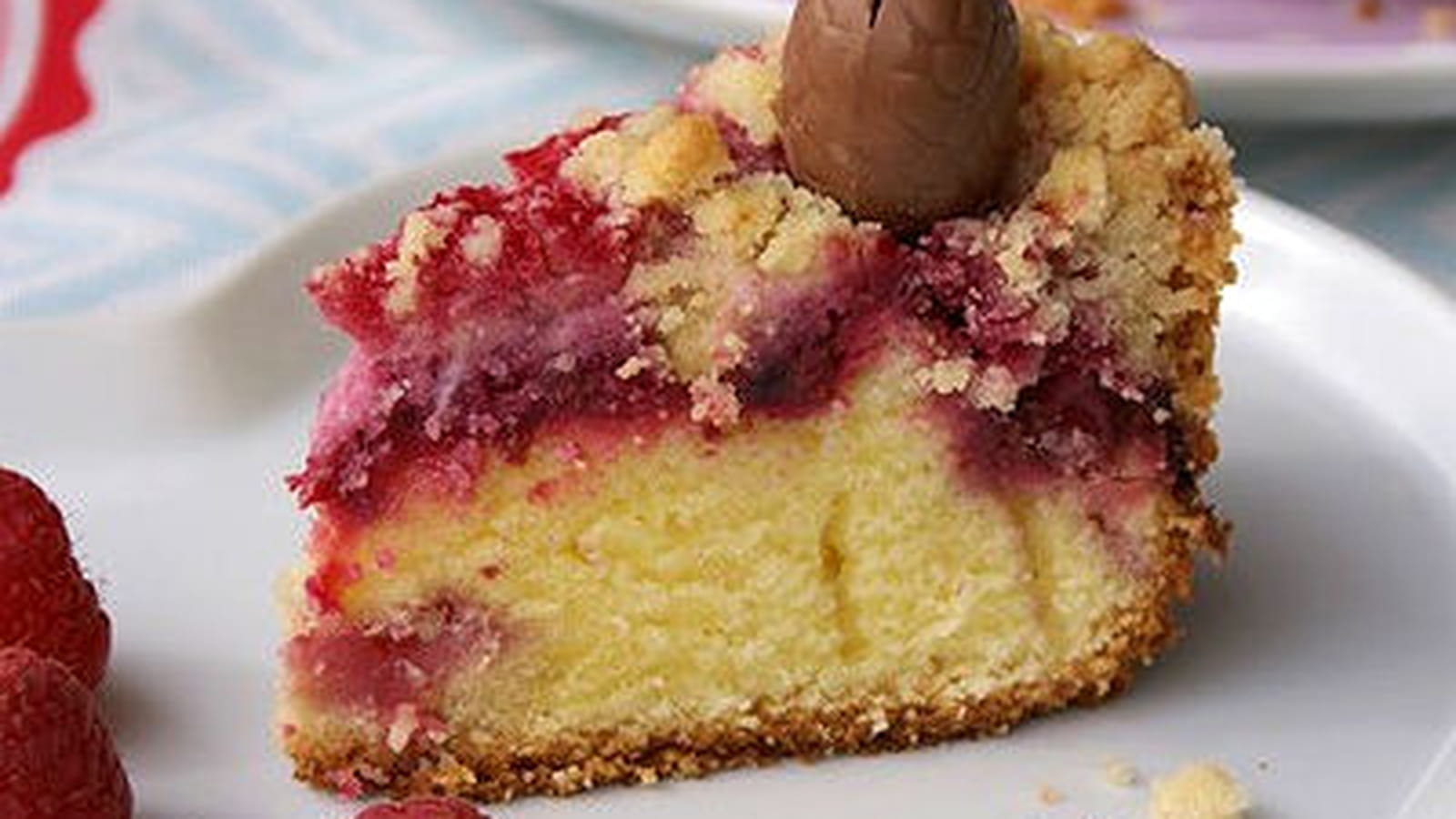 Crumb Cake aux framboises