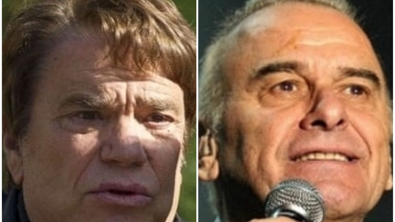 Bernard Tapie et Michel Fugain