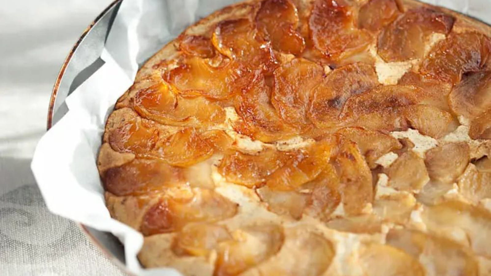 Gâteau aux pommes à la poêle