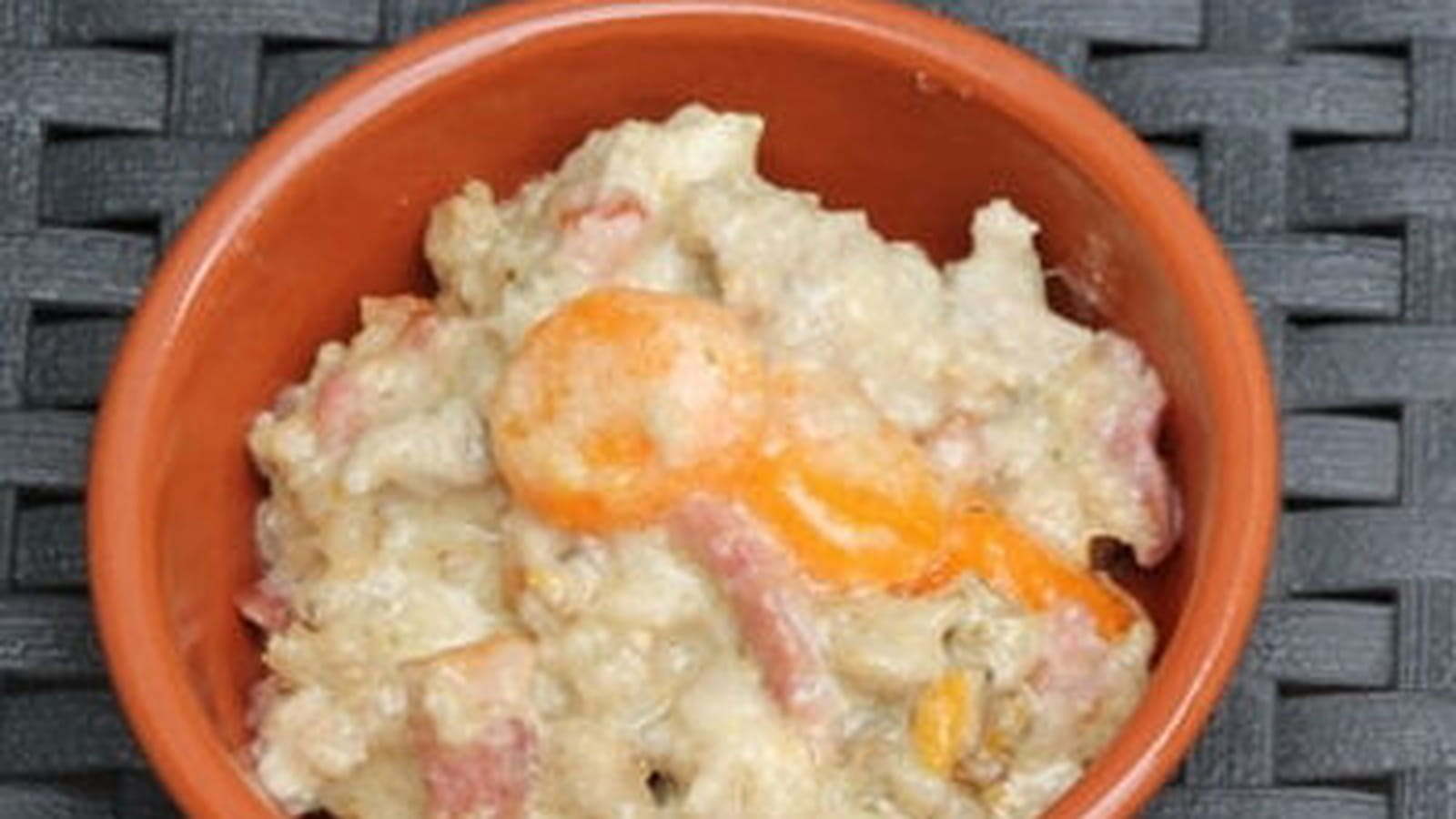 Sauce aux carottes et petits lardons