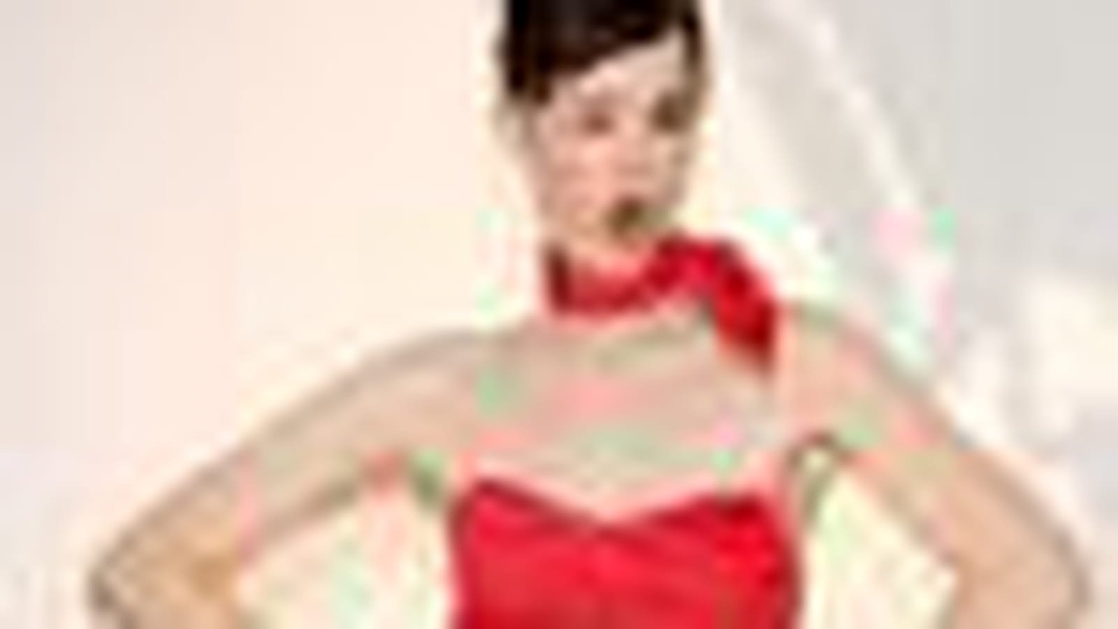 Robe bustier plissée de Promod