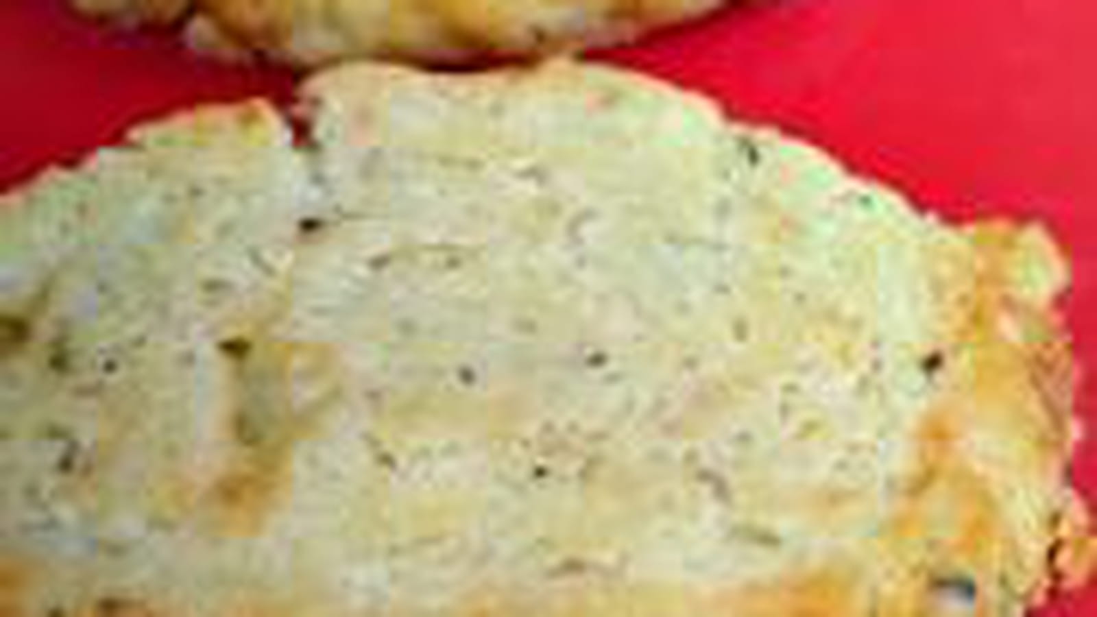 Sablé roquefort et thym