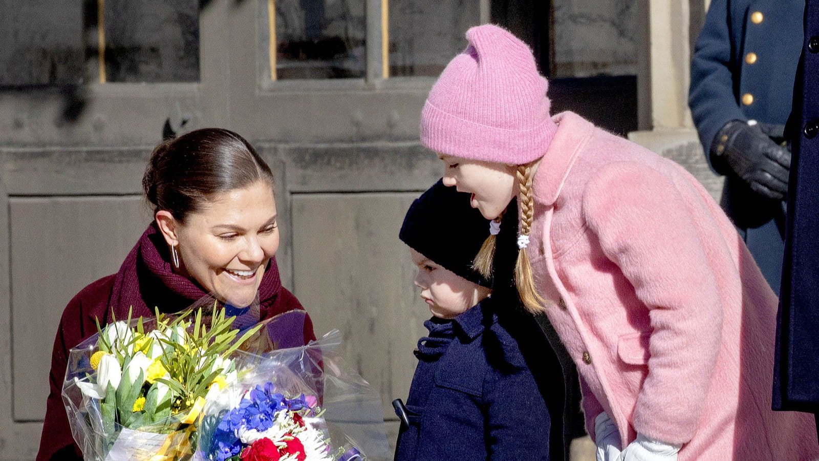 Princesse Victoria de Stockholm et ses enfants Oscar et Estelle