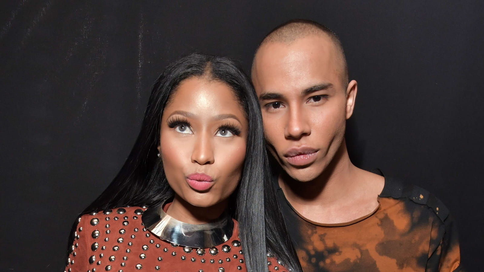 Nicki Minaj et Olivier Rousteing 