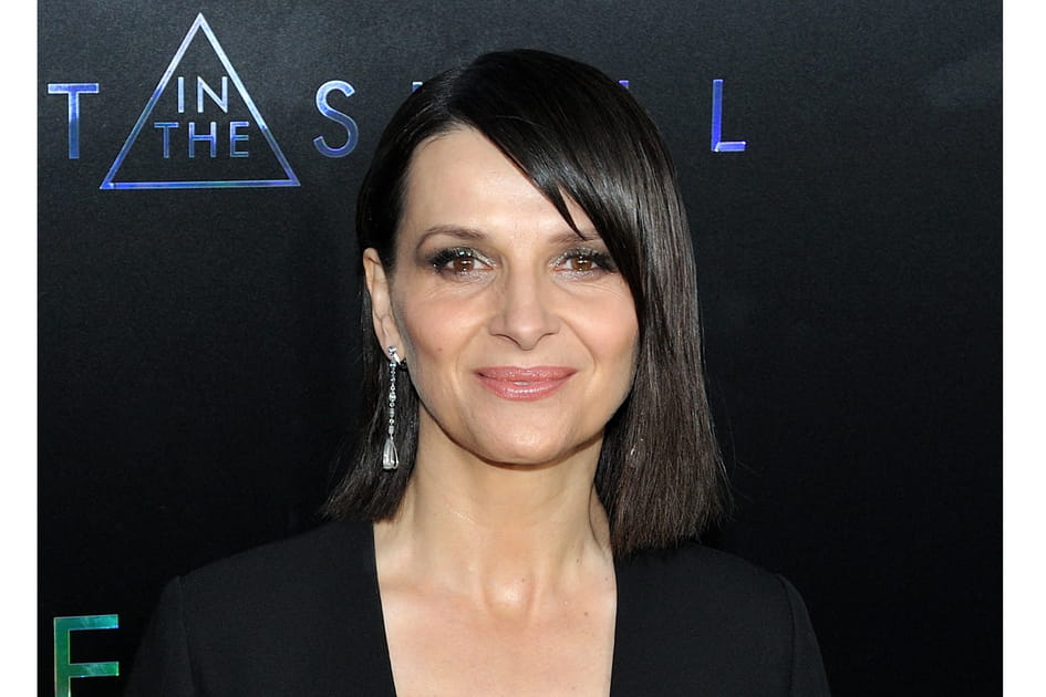 Le carr&eacute; lisse de Juliette Binoche