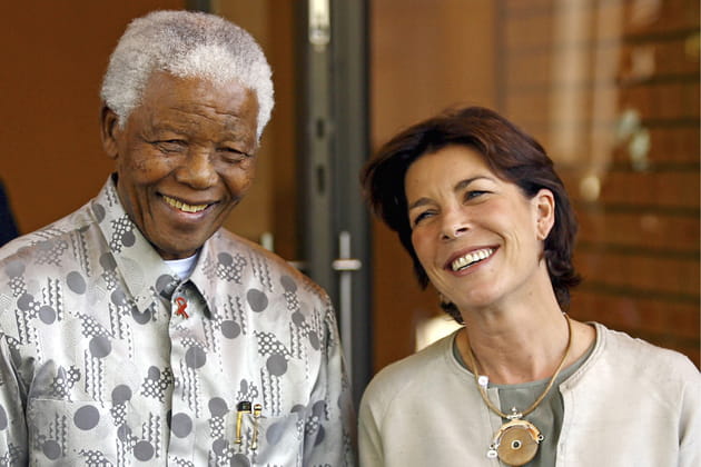 Avec Nelson Mandela, février 2007