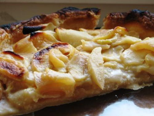 Tarte pommes-amandes
