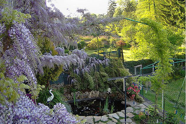 Un bassin tr&egrave;s rocailleux