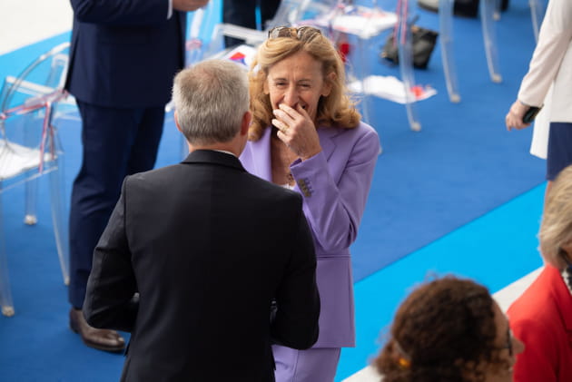 Fran&ccedil;ois de Rugy fait une blague &agrave; Nicole Belloubet