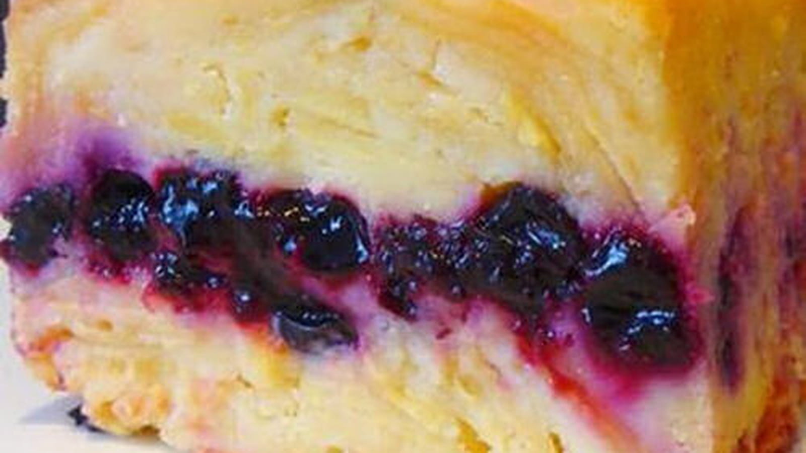 Gâteau invisible citron myrtille