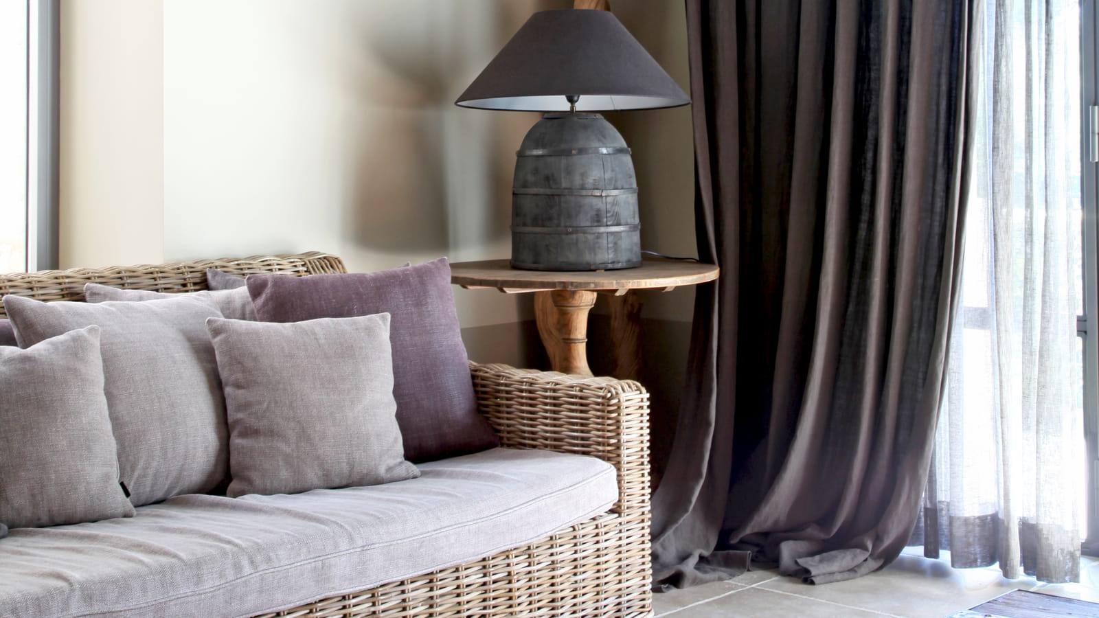 Salon aux couleurs douces