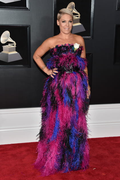 Pink en Giorgio Armani Privé 