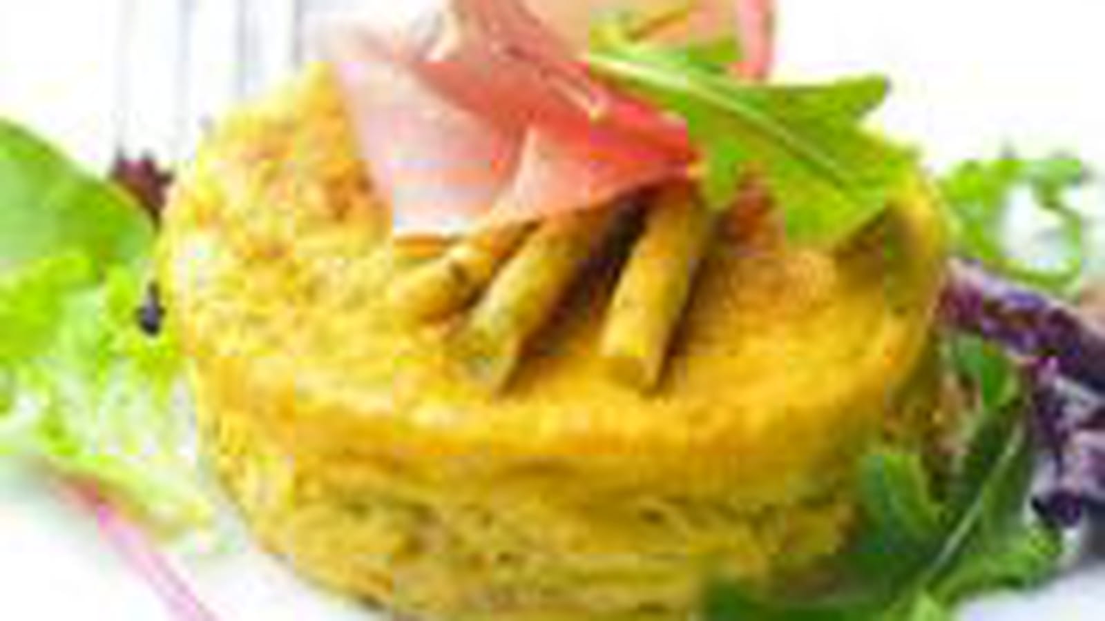 Petits flans de haricots verts persillés et parmesan