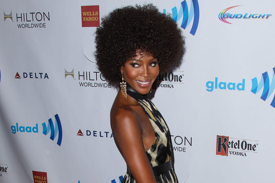 La coupe afro de Naomi Campbell