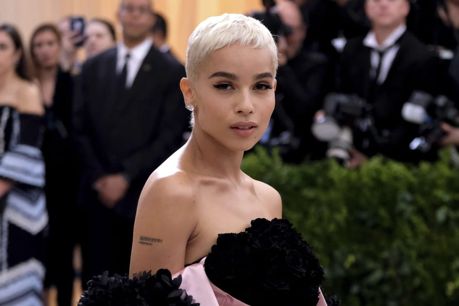 L'ultra court blond de Zo&euml; Kravitz