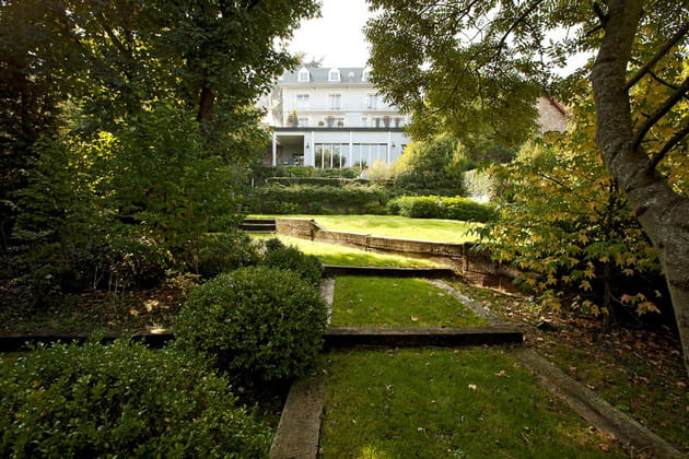 La pelouse en d&eacute;nivel&eacute; de terrasses