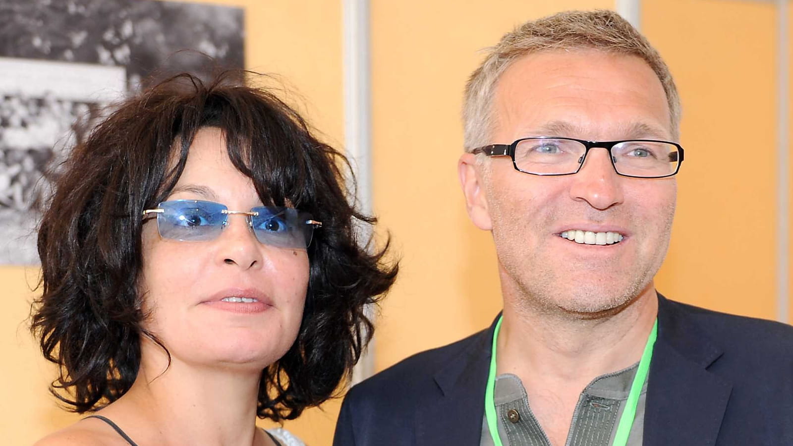 Laurent Ruquier et Isabelle Mergault