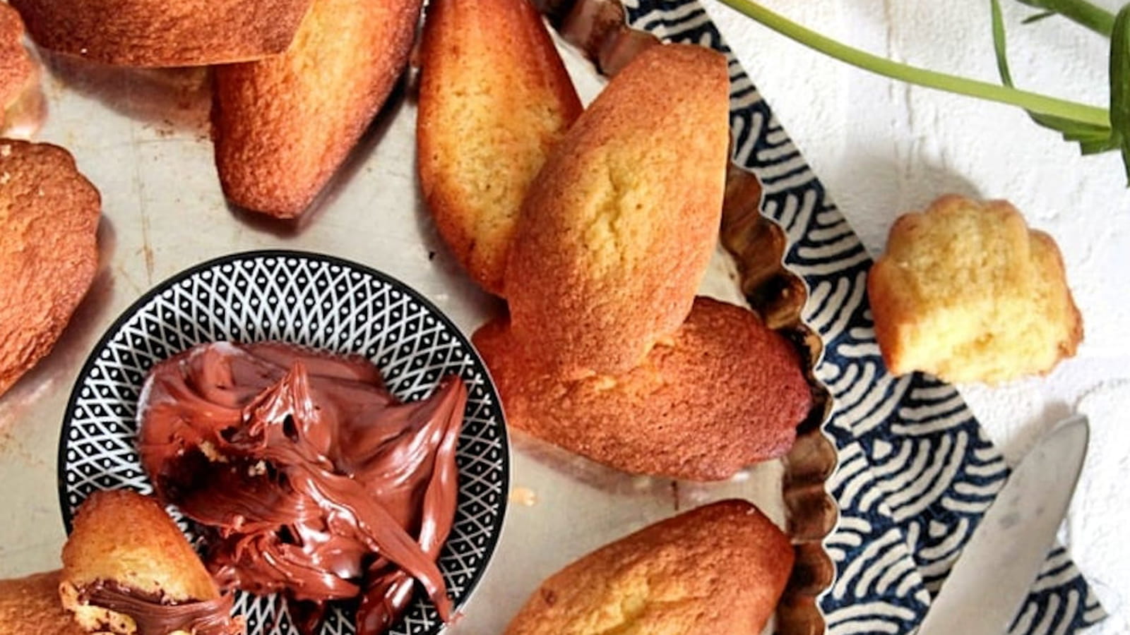 Madeleines moelleuses à la vanille