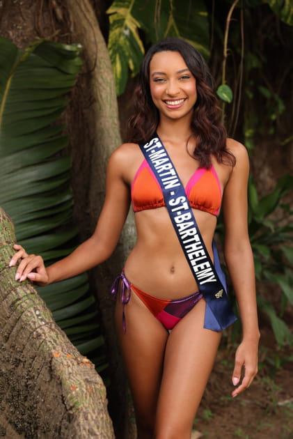 Miss France 2025 : Sasha Bique, Miss St-Martin-St-Barthélémy 2024 pose en maillot de bain